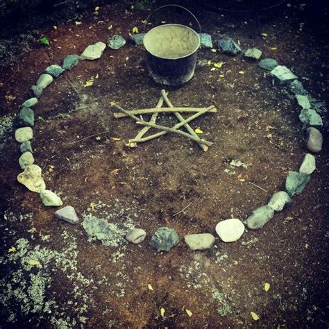 Witchcraft ceremonial arrangement